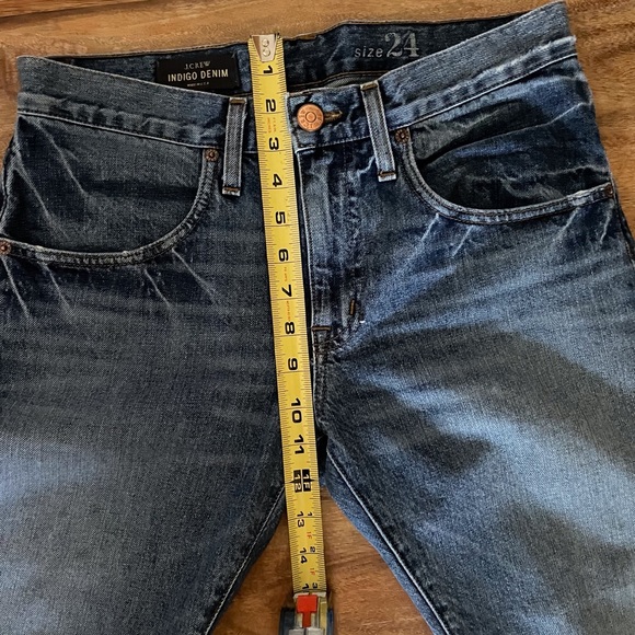 J. Crew Indigo Denim Jeans, Size 2 (24) - Picture 4 of 7